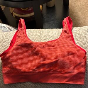 PINK Victoria's Secret Vibrant Red Sports Bra